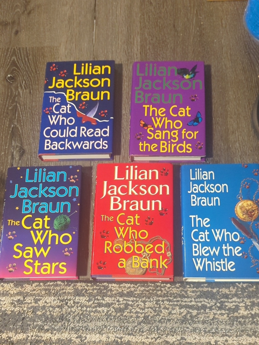 Lilian Jackson Braun Set Of 5 Cat Books